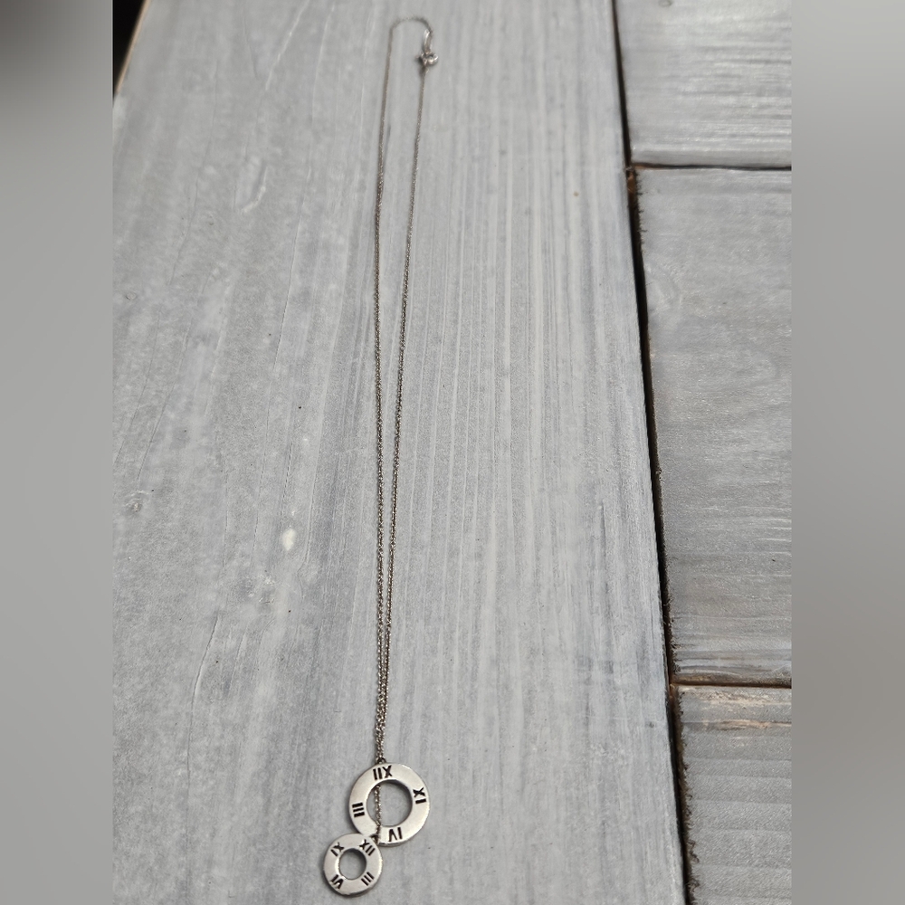 Vintage Tiffany & Co Atlas Lariat Necklace Sterling